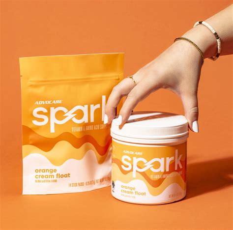 Spark Orange Cream Float Shareables Advocare Connect