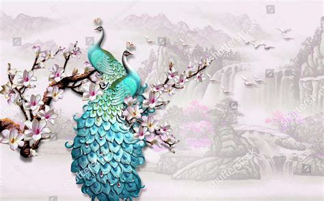 Фотообои Павлины: купить фотообои с Павлинами в Украине | Artside