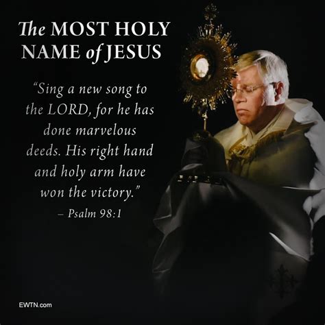 Ewtn On Twitter Litany To The Most Holy Name Of Jesus Https Ewtn