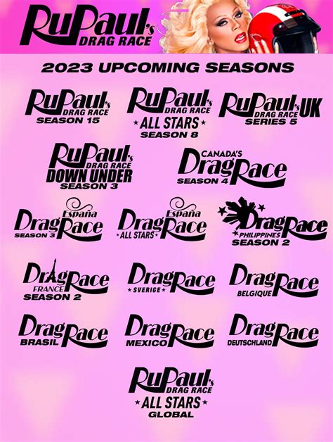 2023 Upcoming Seasons : r/rupaulsdragrace