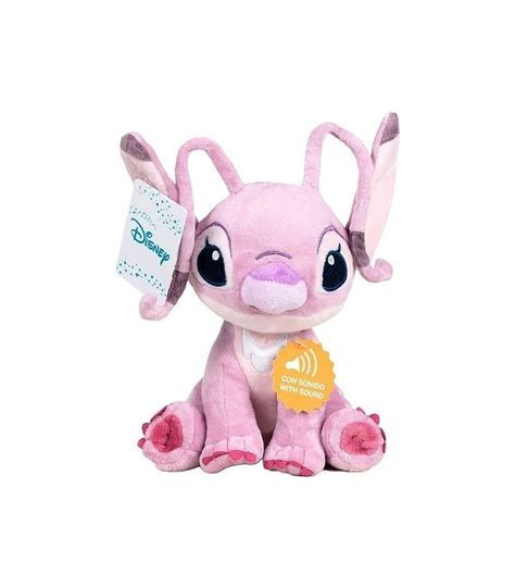 Peluche Con Sonido Angel Lilo Stitch Disney Cm