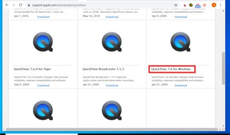 QUICKTIME PARA WINDOWS 10 CÓMO INSTALAR QUICKTIME PARA WINDOWS 10