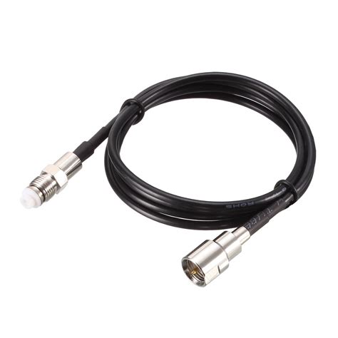 Uxcell 3 Feet Fme Male To Fme Female Antenna Extension Cable Rg174 Rf Coaxial Cable 2 Ft Plastic