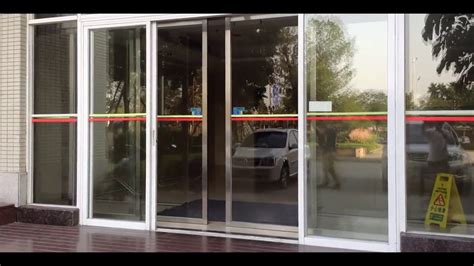 Commercial Automatic Sliding Door Opener Youtube