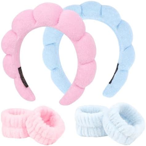 Amazon ACO UINT 6Pcs Spa Headbands And Wrist Washbands Set