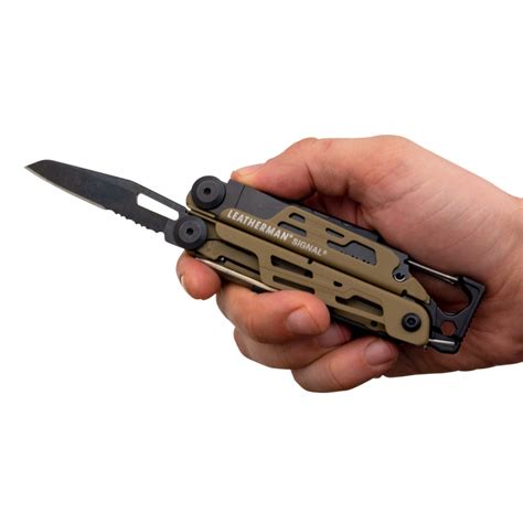 Leatherman Signal Coyote Multitool Free Engraved With Name And Logo