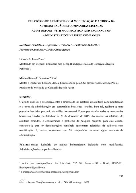 Introduzir 105 Imagem Modelo Relatório De Auditoria Brthptnganamst