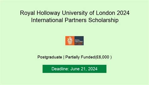 Royal Holloway University Of London 2024 International Partners