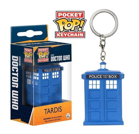 Tardis Funko POP! Doctor Who BBC Keychain Vinyl Action Figure Toys