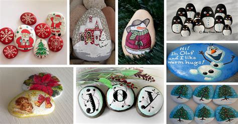 26 Wonderful Ideas Of Painted Christmas Rocks That You Will Love The