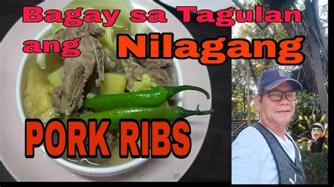 How To Cook Simple Pork Ribs Nilaga May Sabaw Tag Ulan Youtube