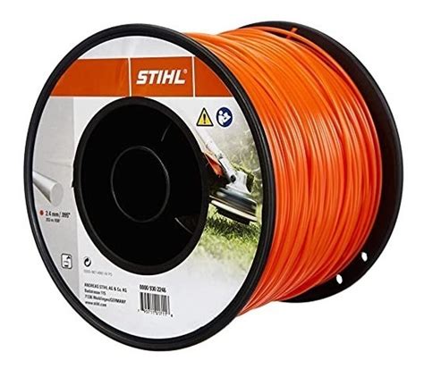 Carrete Hilo Desbrozadora Stihl Redondo Mm Mt Naranja Env O Gratis