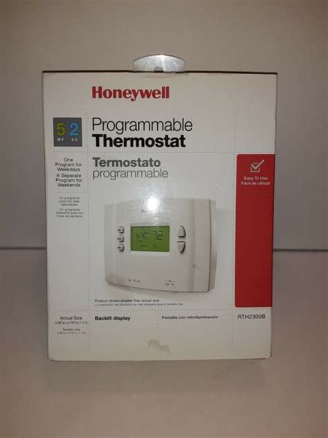 Honeywell 5 2 Day Programmable Thermostat Rth2300b For Sale Online Ebay