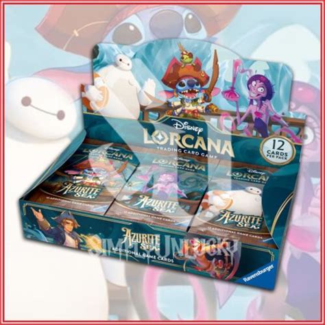 Disney Lorcana TCG Azurite Sea Booster Box 24 Sealed Packs Ships 11 25