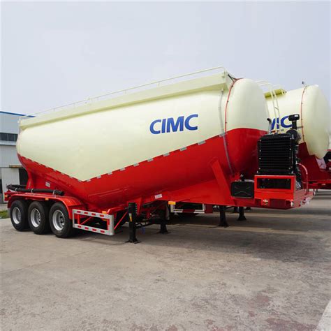 Cement Bulk Carrier Cube Meter Cement Tanker Trailer For Sale