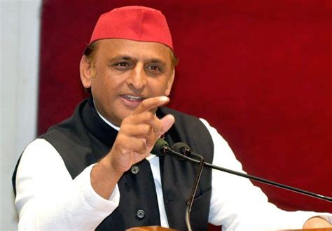 Samajwadi Party President Akhilesh Yadav Addresses A Press Conference