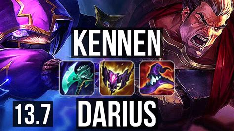 KENNEN Vs DARIUS TOP Rank 4 Kennen 9 2 3 Dominating TR