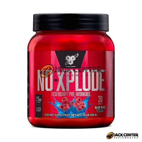 Pré treino No Xplode BSN 1 22LB 555g Blue Raz