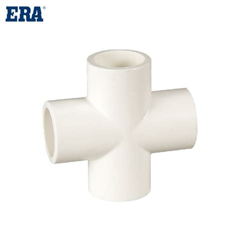 Era Brand PVC Pressure Pipe Fitting BS Standard Cross China CE And Pn10