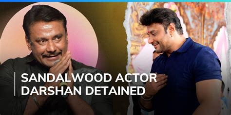 Popular Kannada Actor Darshan Thoogudeepa Detained In Connection With A