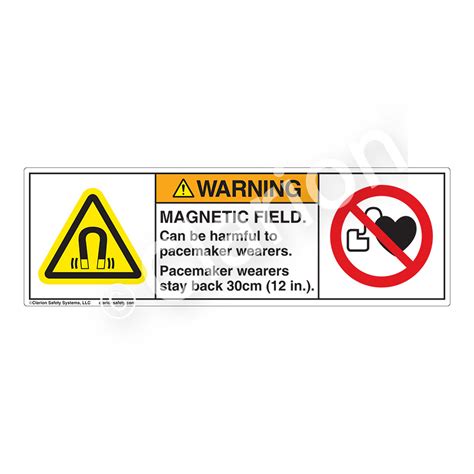 Magnetic Hazard Safety Labels Clarion Safety Systems