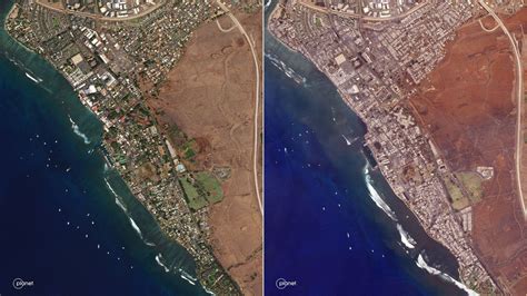 Before And After Images Reveal Hawai I S Lahaina Destruction From Wildfires