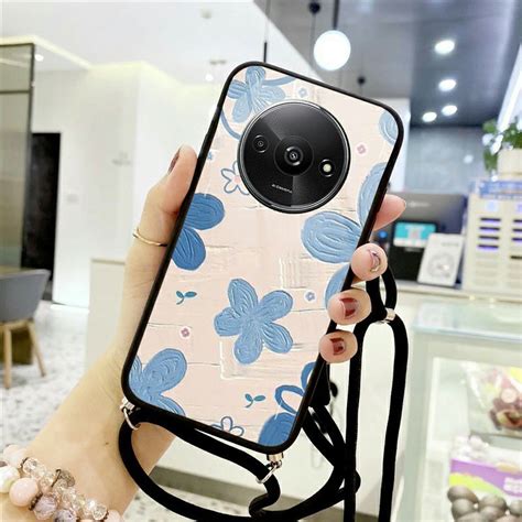 Jual Softcase Kaca Tali Case Xiaomi Redmi A3 2024 TERBARU K86