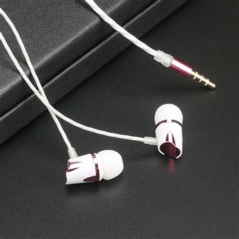 50PCS Wired headset For Apple headphones electroplating android based ...