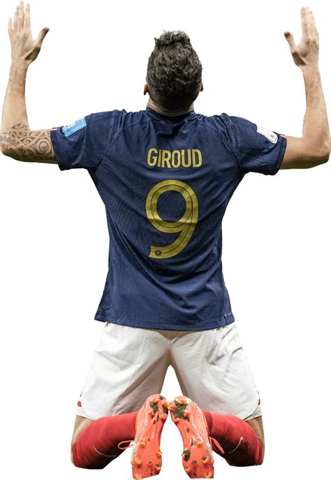 Olivier Giroud France football render - FootyRenders