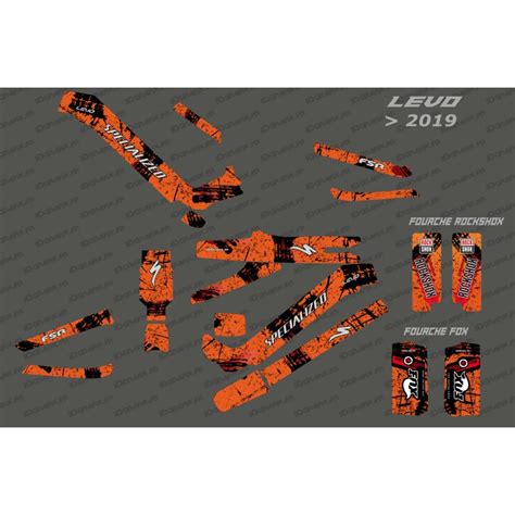 Kit Deco Brush Edition Full Orange Specialized Levo After 2019