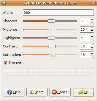 web photo editor extension  gimp justinsomnia