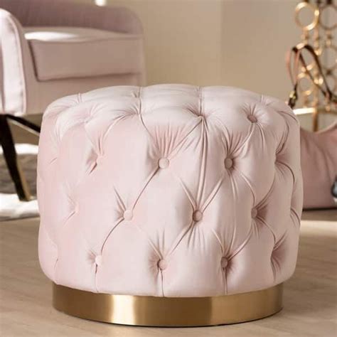 Our Best Living Room Furniture Deals Tufted Ottoman Glam Lighting