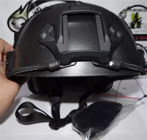 Capacete Tático Airsoft Emerson Cor Preta Envio Imediato Frete grátis