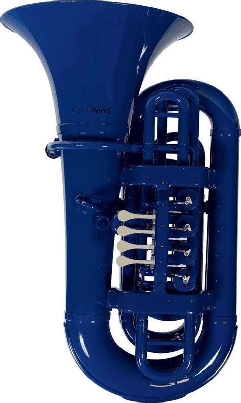 Cool Wind Ctu 200 Series 4 Valve Bbb Tuba Blue Musical