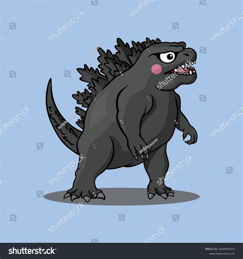 Cartoon Godzilla Clipart Godzilla Cartoon Vector Shutterstock Images