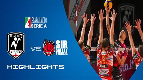 Padova Vs Perugia Highlights Superlega 20a Giornata YouTube