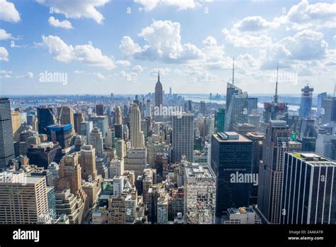 Manhattan New York Skyline Panorama Stock Photo - Alamy