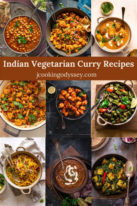 Indian Vegetarian Curry Recipes | J Cooking Odyssey