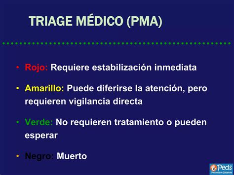 Atención a múltiples víctimas Triage PPT