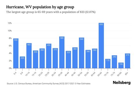 Hurricane, WV Population by Age - 2023 Hurricane, WV Age Demographics ...