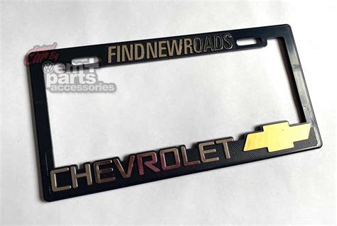 Par Porta Placas Chevrolet Meses Sin Intereses