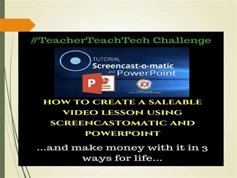 Use Screencast O Matic With Powerpoint Lessluda