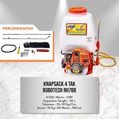 Jual Alat Semprot Pertanian Knapsack Robotech Rh Tak Liter