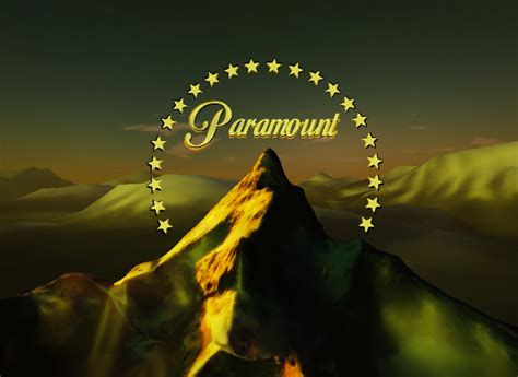 Paramount Pictures Logo Yellowy Evening Mountain By J0j0999ozman On