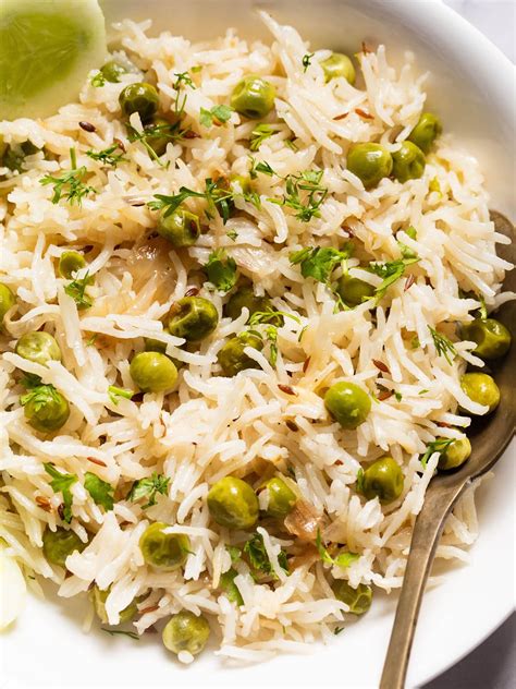 Peas Pulao Indian Recipe