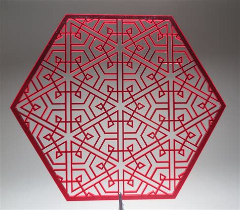 Laser-cut acrylic : r/GeometryIsNeat