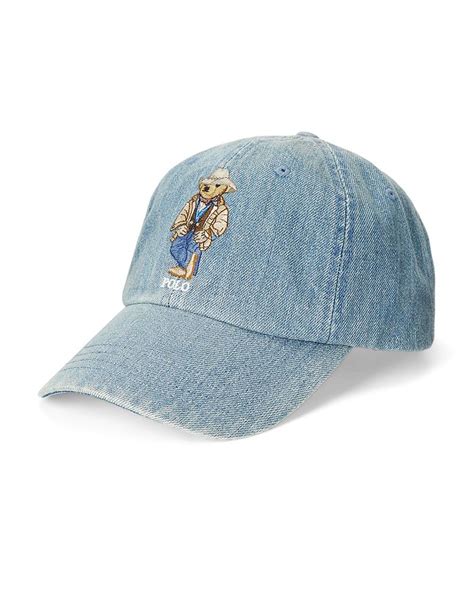 Polo Ralph Lauren Polo Bear Denim Ball Cap Bloomingdales