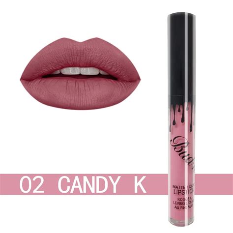 Brand Bud K 12color Matte Liquid Lip Gloss Pencil Makeup Lasting