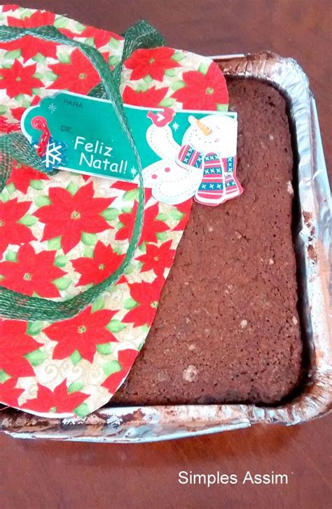 Bolo sem gluten nem lactose Um presente de Natal feito por você