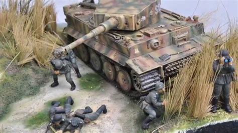 Ww2 North Africa Diorama Tiger I Tank In Tunisia 1943 59 Off